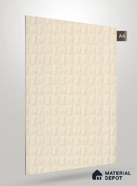 Patterned Look MQ 1380 8 ft x 4 ft Texture Finish Decorative Laminate - 1.25 mm | Suitable for Bedroom, TV Unit, Wardrobe
