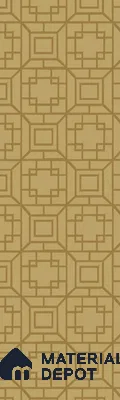 MT 220204 | Gold Octagon Trellis Non Woven Geometric Wallpaper - 10 Meter x 21 Inches, 57.41 Sq. Ft. (Min. 15% Wastage)