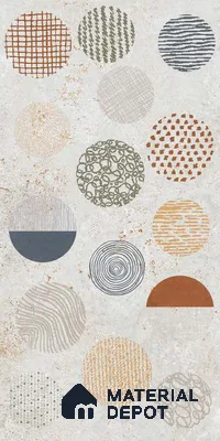 Highlighter Wall Tile TL 06646 Briona Decore 4 ft x 2 ft Vitrified Matte Finish - 9 mm | (Random 1) | Suitable For Bathroom, Accent/Feature Wall, Dining Area