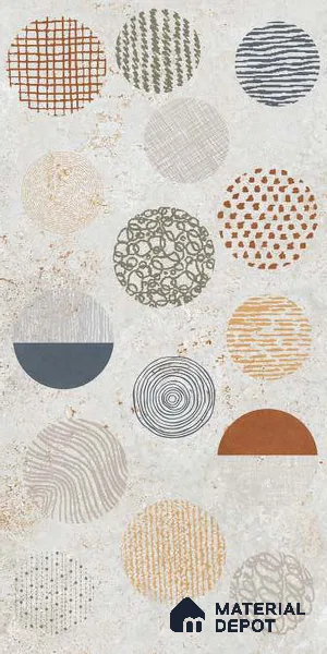 Highlighter Wall Tile TL 06646 Briona Decore 4 ft x 2 ft Vitrified Matte Finish - 9 mm | (Random 1) | Suitable For Bathroom, Accent/Feature Wall, Dining Area