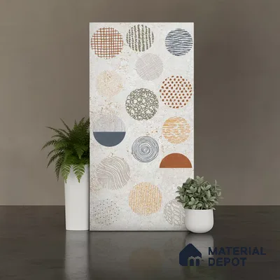 Highlighter Wall Tile TL 06646 Briona Decore 4 ft x 2 ft Vitrified Matte Finish - 9 mm | (Random 1) | Suitable For Bathroom, Accent/Feature Wall, Dining Area