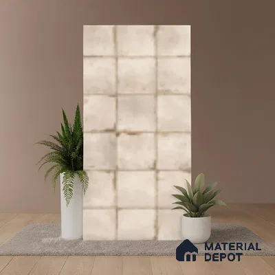Highlighter Wall Tile TL 06618 D Compass Sand | 4 ft x 2 ft Vitrified Matte Finish - 9 mm | Suitable For Bathroom, Accent/Feature Wall, Balcony