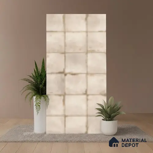 Highlighter Wall Tile TL 06618 D Compass Sand | 4 ft x 2 ft Vitrified Matte Finish - 9 mm | Suitable for Living Room, Bedroom, Terrace, Balcony, Dining