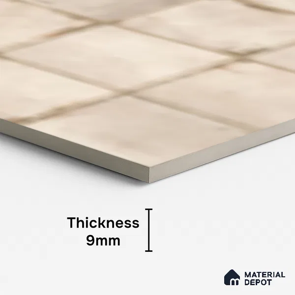 Highlighter Wall Tile TL 06618 D Compass Sand | 4 ft x 2 ft Vitrified Matte Finish - 9 mm | Suitable For Bathroom, Accent/Feature Wall, Balcony