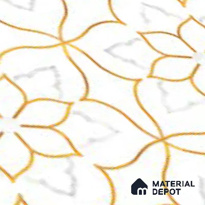 Moroccan Wall & Floor Tile TL 10046 | GR 6062 | 1 ft x 1 ft Matte Finish Ceramic Tile - 10 mm | Suitable for Bathroom, Kitchen, Balcony | Please Expect a Slight Variation of Pattern