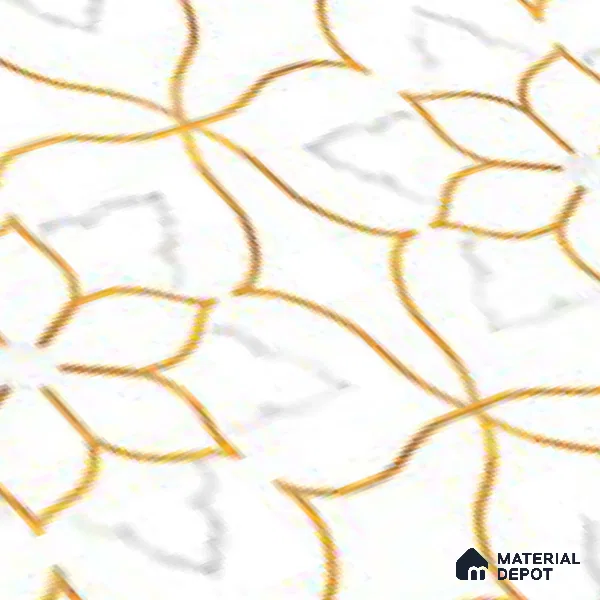 Moroccan Wall & Floor Tile TL 10046 | GR 6062 | 1 ft x 1 ft Matte Finish Ceramic Tile - 10 mm | Suitable for Bathroom, Kitchen, Balcony | Please Expect a Slight Variation of Pattern