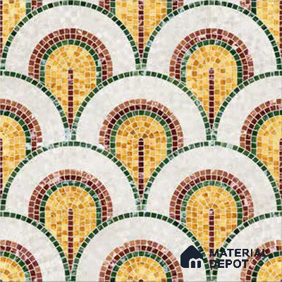 Moroccan Wall & Floor Tile TL 10042 B | CRV-98 | 1 ft x 1 ft Matte Finish Ceramic Tile - 10 mm | Suitable for Bathroom, Kitchen, Balcony | Please Expect a Slight Variation of Pattern