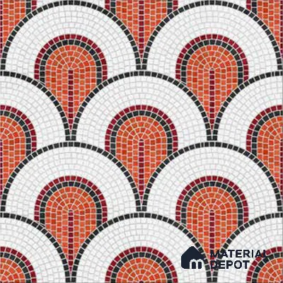 Moroccan Wall & Floor Tile TL 10042 | CRV-97 | 1 ft x 1 ft Matte Finish Ceramic Tile - 10 mm | Suitable for Bathroom, Kitchen, Balcony | Please Expect a Slight Variation of Pattern