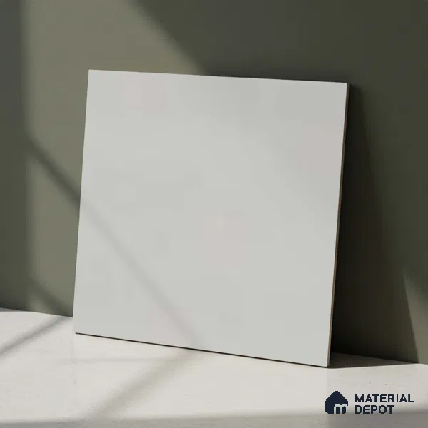 Plain Floor & Wall Tile TL 06606 C 2 ft x 2 ft Grey Vitrified Matte Finish Tile - 9 mm | Ideal for Living Room,Bedroom,Bathroom,Kitchen | Please Expect a Slight Variation of Pattern