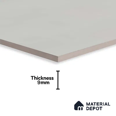 Plain Floor & Wall Tile TL 06606 C 2 ft x 2 ft Grey Vitrified Matte Finish Tile - 9 mm | Ideal for Living Room,Bedroom,Bathroom,Kitchen | Please Expect a Slight Variation of Pattern