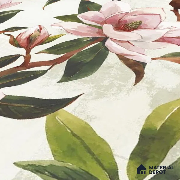 Subway Floral Wall Tile TL 06432 B Coastal Lilac Fiore 8 x 8 inch Ceramic Matte Finish - 10 mm | 8 Random Design | Suitable for Accent / Feature Walls, Bathroom, Kitchen Wall & Backsplashes (Sample)