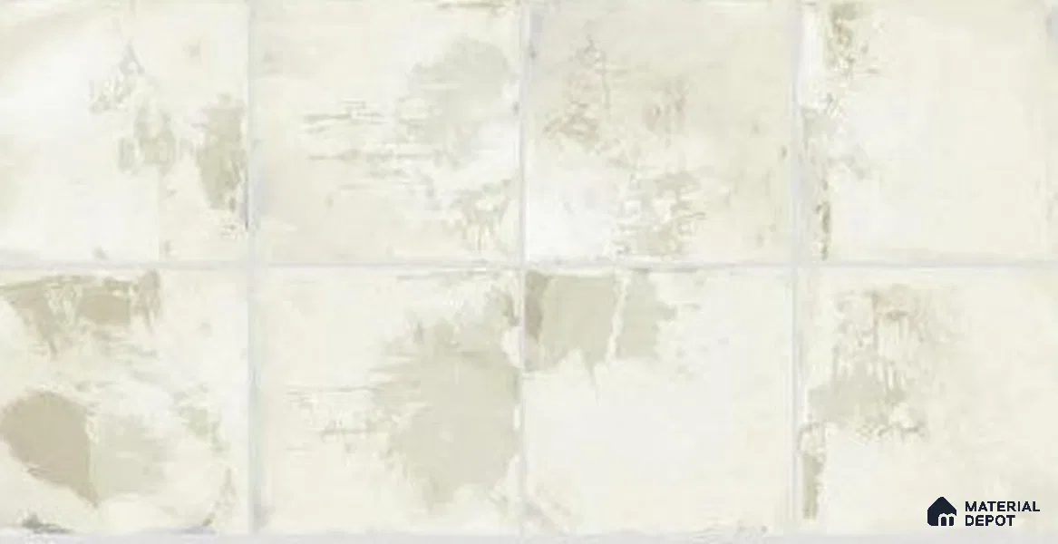 Subway Wall Tile TL 06432 C Coastal Lilac Base 8 x 8 inch Ceramic Matte Finish - 10 mm | 8 Random Design | Suitable for Accent / Feature Walls, Bathroom, Kitchen Wall & Backsplashes (Sample)