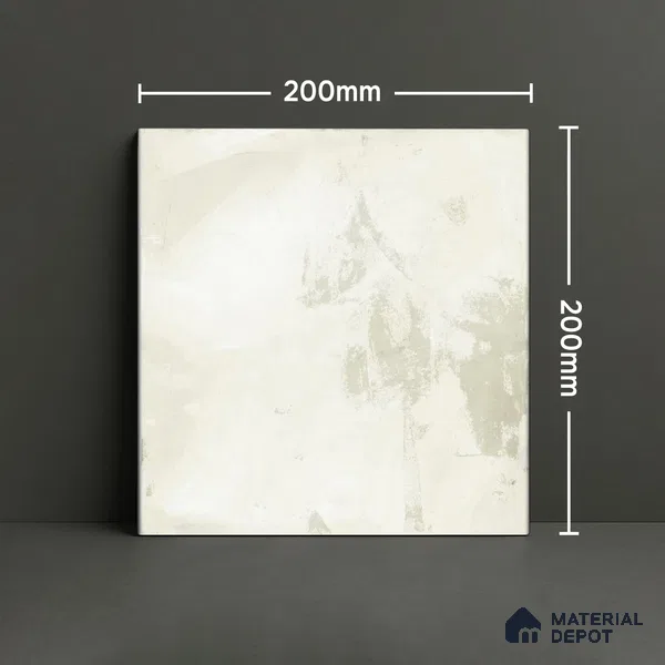 Subway Wall Tile TL 06432 C Coastal Lilac Base 8 x 8 inch Ceramic Matte Finish - 10 mm | 8 Random Design | Suitable for Accent / Feature Walls, Bathroom, Kitchen Wall & Backsplashes (Sample)
