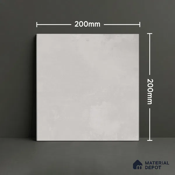 Subway Wall Tile TL 06432 H Coastal Lilac Gris 8 x 8 inch Ceramic Matte Finish - 10 mm | 16 Random Design | Suitable for Accent / Feature Walls, Bathroom, Kitchen Wall & Backsplashes (Sample)