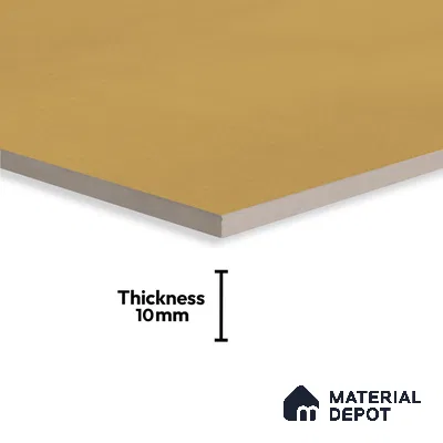 Plain Wall & Floor Tile TL 06442 D Vintagia Retro Gold 8 x 8 inch Ceramic Matte Finish - 10 mm  | Suitable for Accent / Feature Walls, Bathroom, Kitchen Wall & Backsplashes (Sample)