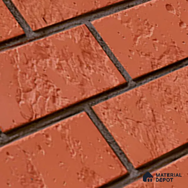 Brick Wall Tile TL 05775 Mystic Red 450x300 mm Glossy Finish Ceramic Tile - 7 mm