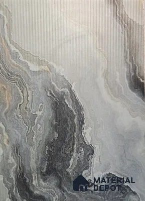 Grey Marble Look LM 22600 8 ft x 4 ft Texture Finish Decorative Laminate - 1 mm | Suitable for TV Unit, Wardrobe, Kitchen Cabinets