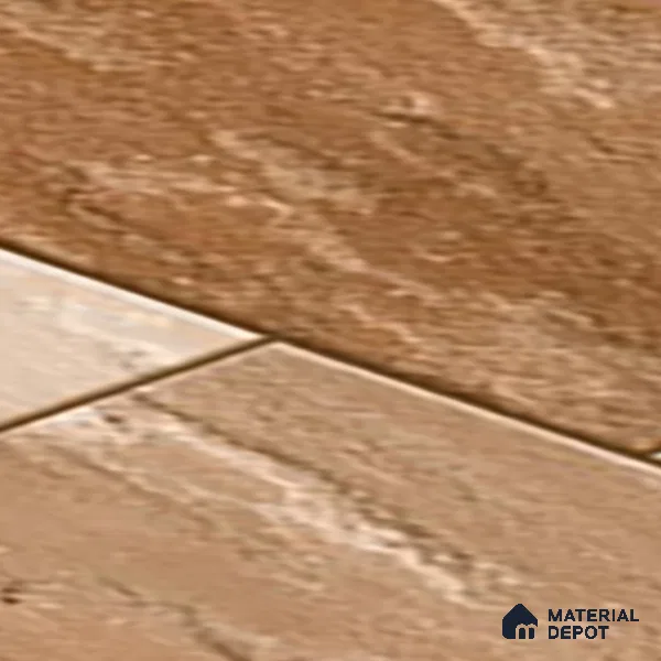 Budget Friendly Stone Look Value for Money Parking  Floor Tile 16 x 16 inch | TL 00597 | Vitrified Matte Finish Tile - 12 mm | Suitable For Parking, Outdoor, Balcony & Terrace | Pattern Alignment May Vary | 2-3 mm Spacer is Mandatory