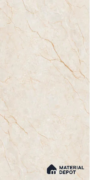 Marble Floor & Wall Tile TL 05622 B Ivory Mantana 4 ft x 2 ft Matte Finish Vitrified Tile - 9 mm
