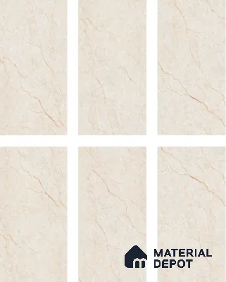 Marble Floor & Wall Tile TL 05622 B Ivory Mantana 4 ft x 2 ft Matte Finish Vitrified Tile - 9 mm