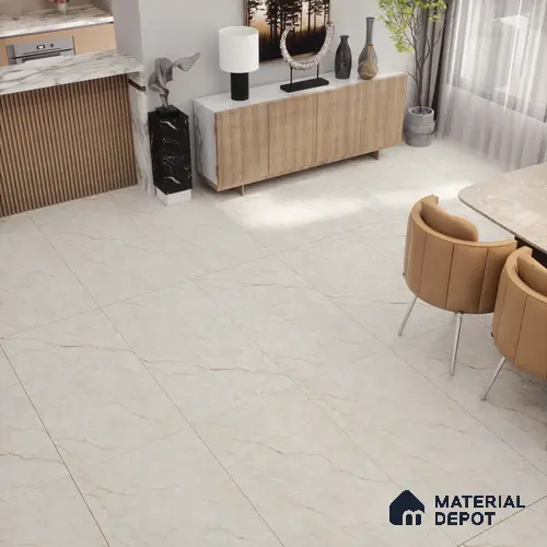 Marble Floor & Wall Tile TL 05622 Natural Mantana 4 ft x 2 ft Matte Finish Vitrified Tile - 9 mm