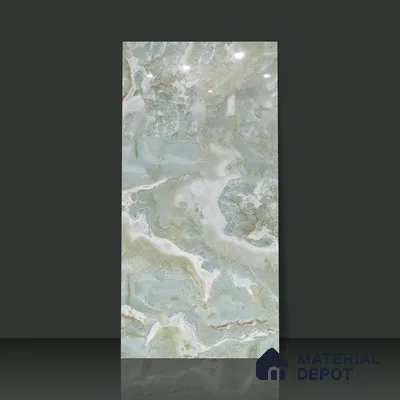 Marble Floor & Wall Tile TL 05571 Natural Strom 4 ft x 2 ft Glossy Finish Vitrified Tile - 9 mm (Random 5)