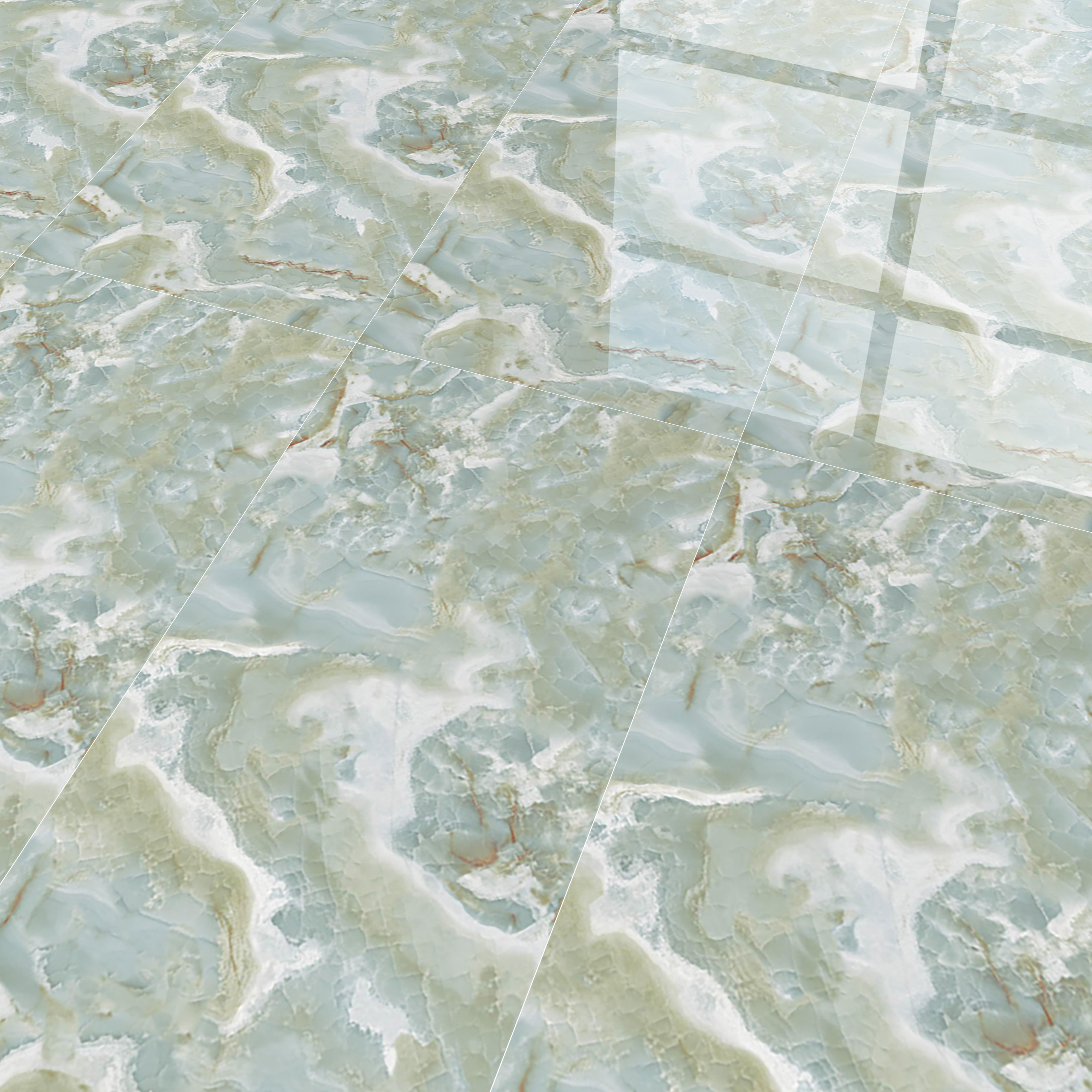 Marble Floor & Wall Tile TL 05571 Natural Strom 4 ft x 2 ft Glossy Finish Vitrified Tile - 9 mm (Random 5)