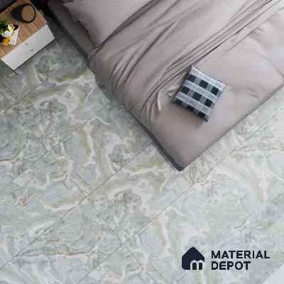 Marble Floor & Wall Tile TL 05571 Natural Strom 4 ft x 2 ft Glossy Finish Vitrified Tile - 9 mm (Random 5)
