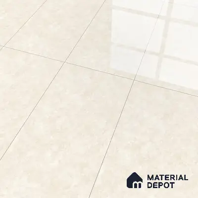Natural Wall & Floor Tile TL 05336 B Aurelio Magnesite Cream 4 ft x 2 ft Vitrified High Gloss Finish - 9 mm | Suitable for Living Room, Bedroom, Feature / Accent Walls & Highlighter Wall
