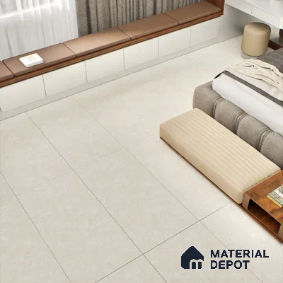 Natural Wall & Floor Tile TL 05336 C Aurelio Magnesite Cream 4 ft x 2 ft Vitrified Matte Finish - 9 mm | Suitable for Living Room, Bedroom, Feature / Accent Walls & Highlighter Wall (Sample)
