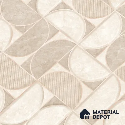 Highlighter Wall Tile TL 05336 D Aurelio Magnesite Decor 4 ft x 2 ft Vitrified High Gloss Finish - 9 mm | Suitable For Bathroom, Accent/Feature Wall, Dining Area