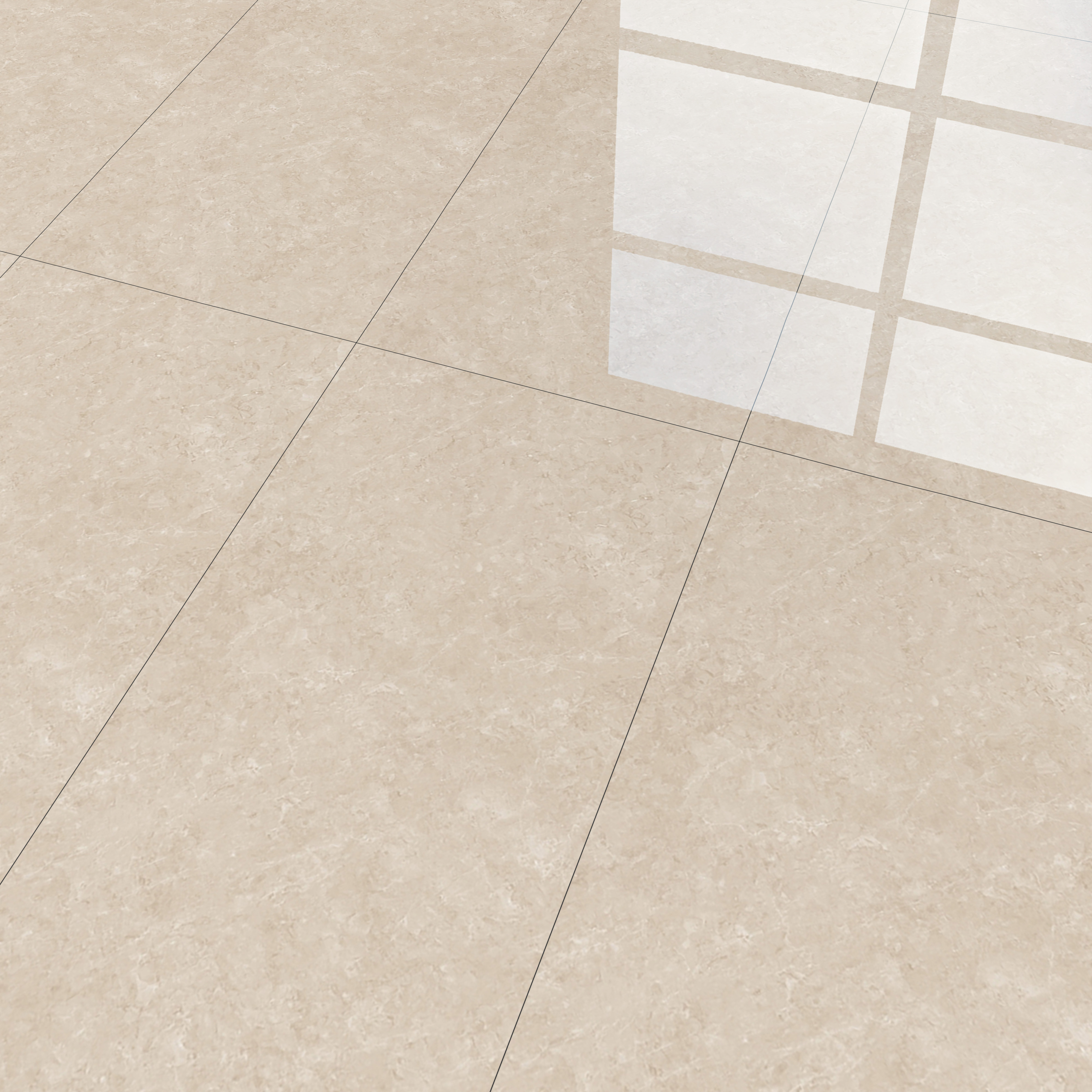 Natural Wall & Floor Tile TL 05336 E Aurelio Magnesite Opal 4 ft x 2 ft Vitrified High Gloss Finish - 9 mm | Suitable for Living Room, Bedroom, Feature / Accent Walls & Highlighter Wall (Sample)