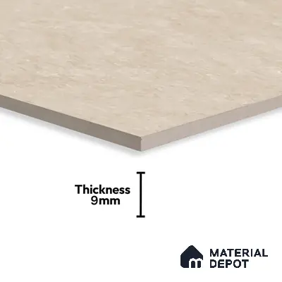Natural Wall & Floor Tile TL 05336 F Aurelio Magnesite Opal 4 ft x 2 ft Vitrified Matte Finish - 9 mm | Suitable for Living Room, Bedroom, Feature / Accent Walls & Highlighter Wall