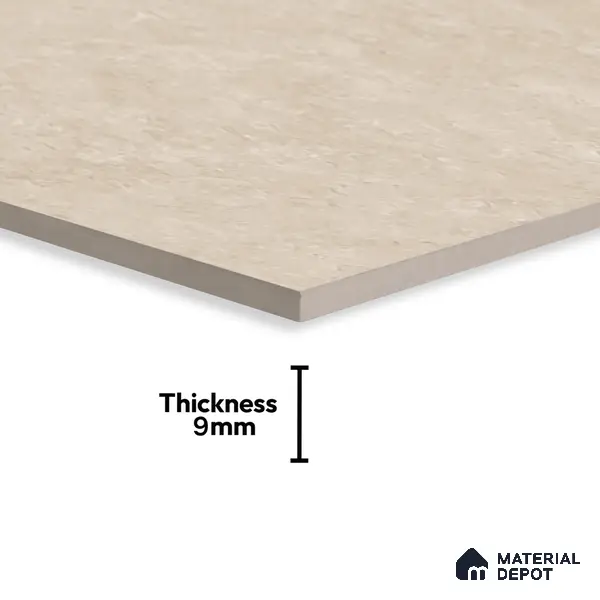 Natural Wall & Floor Tile TL 05336 F Aurelio Magnesite Opal 4 ft x 2 ft Vitrified Matte Finish - 9 mm | Suitable for Living Room, Bedroom, Feature / Accent Walls & Highlighter Wall