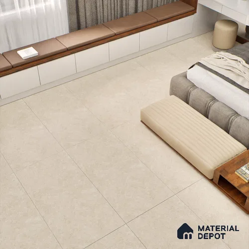 Natural Wall & Floor Tile TL 05336 F Aurelio Magnesite Opal 4 ft x 2 ft Vitrified Matte Finish - 9 mm | Suitable for Living Room, Bedroom, Feature / Accent Walls & Highlighter Wall