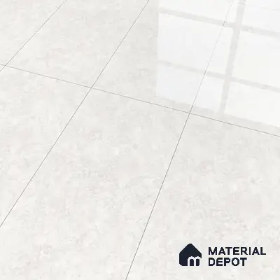 Natural Wall & Floor Tile TL 05336 Aurelio Magnesite Frost 4 ft x 2 ft Vitrified High Gloss Finish - 9 mm | Suitable for Living Room, Bedroom, Feature / Accent Walls & Highlighter Wall