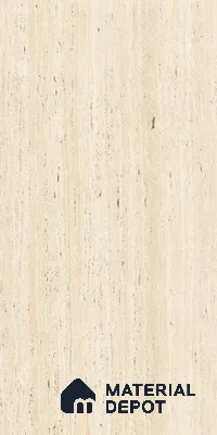 Natural Wall & Floor Tile TL 05337 C Aurelio Cream Travertino 4 ft x 2 ft Vitrified Carving Matte Finish - 9 mm | Suitable for Living Room, Bedroom, Feature / Accent Walls & Highlighter Wall (Sample)