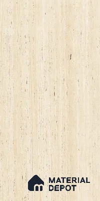 Natural Wall & Floor Tile TL 05337 Aurelio Travertine Crema 4 ft x 2 ft Vitrified High Gloss Finish - 9 mm | Suitable for Living Room, Bedroom, Feature / Accent Walls & Highlighter Wall (Sample)
