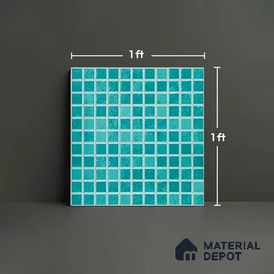 Subway Look Floor & Wall Tile TL 07703 C SP 23 12 x 12 inch Matte Finish Ceramic Tile - 7 mm