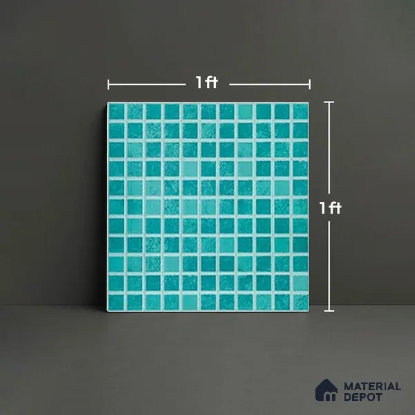 Subway Look Floor & Wall Tile TL 07703 C SP 23 12 x 12 inch Matte Finish Ceramic Tile - 7 mm