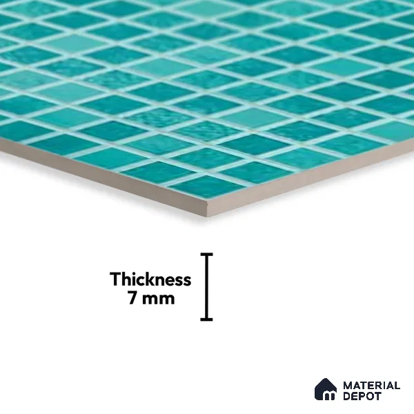 Subway Look Floor & Wall Tile TL 07703 C SP 23 12 x 12 inch Matte Finish Ceramic Tile - 7 mm