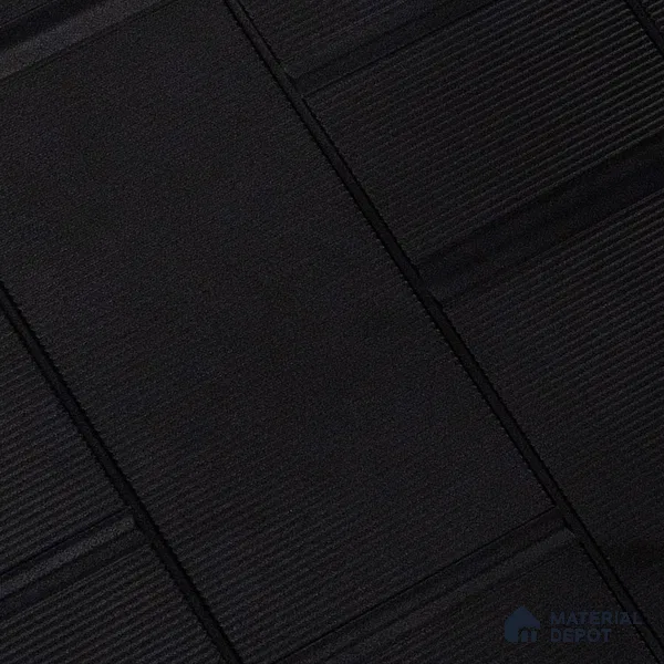 TL 00704 Nero Black Matte Finish 4 ft x 2 ft Full Body Vitrified Tile - 9 mm