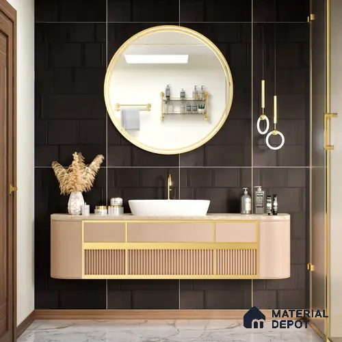 TL 00704 Nero Black Matte Finish 4 ft x 2 ft Full Body Vitrified Tile - 9 mm