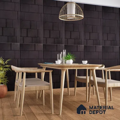 TL 00704 Nero Black Matte Finish 4 ft x 2 ft Full Body Vitrified Tile - 9 mm