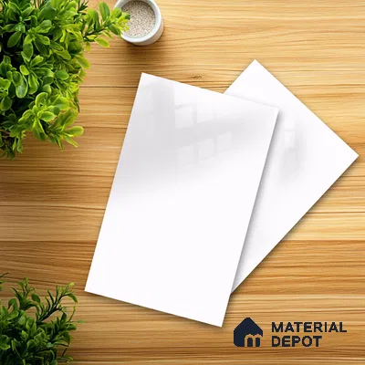 Ferrero 1B 0804 Lilac Frost 8 ft x 4 ft Solid Series High Gloss Finish Acrylic Laminate - 1.5 mm (LM 01151) | Matching Edgeband Code - 804 | Suitable for Kitchen Cabinets, Study Areas, Wardrobe
