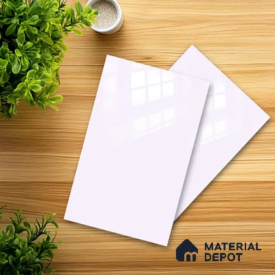 Ferrero 1B 0815 Pastel Violet 8 ft x 4 ft Solid Series High Gloss Finish Acrylic Laminate - 1.5 mm (LM 01158) | Matching Edgeband Code - 815 | Suitable for Kitchen Cabinets, Study Areas, Wardrobe