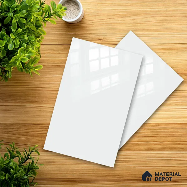 Ferrero 1B 0816 Slate Grey 8 ft x 4 ft Solid Series High Gloss Finish Acrylic Laminate - 1.5 mm (LM 01159) | Matching Edgeband Code - 816 | Suitable for Kitchen Cabinets, Study Areas, Wardrobe