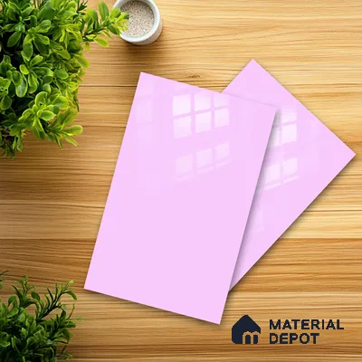 Ferrero 1B 0890 Electric Lavender 8 ft x 4 ft Solid Series High Gloss Finish Acrylic Laminate - 1.5 mm (LM 01160) | Suitable for Kitchen Cabinets, Study Areas, Wardrobe