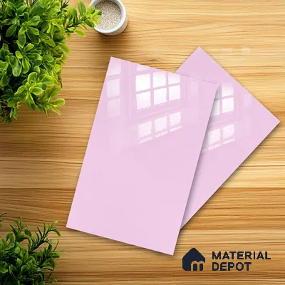 Ferrero 1B 0946 Lilac Spark 8 ft x 4 ft Sparkle Series High Gloss Finish Acrylic Laminate - 1.5 mm (LM 01128) | Suitable for Kitchen Cabinets, Study Areas, Wardrobe