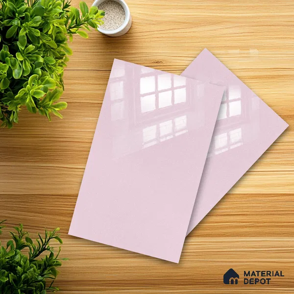 Ferrero 1B 0947 Blush Glitter 8 ft x 4 ft Sparkle Series High Gloss Finish Acrylic Laminate - 1.5 mm (LM 01129) | Suitable for Kitchen Cabinets, Study Areas, Wardrobe